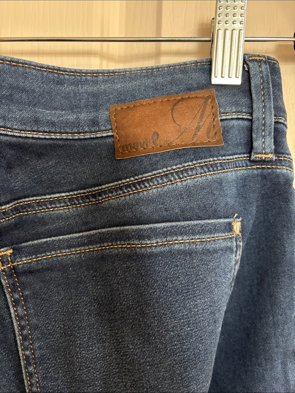 Mavi Women's Boyfriend Jeans - Dark Blue Denim - Picture 6 of 10